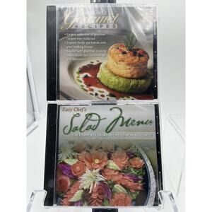 CD Easy Chef's Salad Menu-Easy Chef's Gourmet Recipes never opened